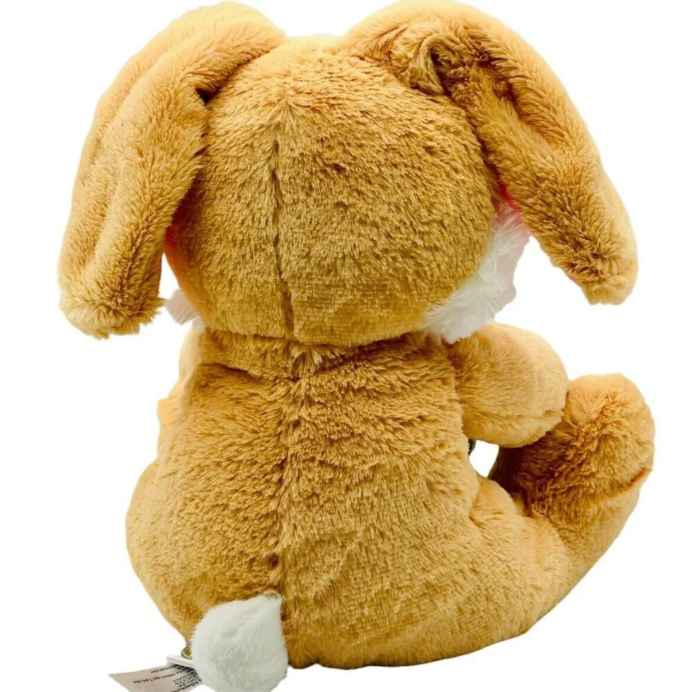 Animal Adventure Bunny Plush‎ with Easter Egg Rabbit Pink Ears 10” Soft Cuddly
